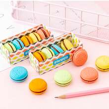 20 piezas/5 piezas/2 piezas Pequeños regalos navideños multicolor con aroma a macarrón, gomas de borrar con aroma a macarrón, adecuadas para la escuela, el hogar u oficina, útiles de escritura y corrección, gomas de borrar de lápiz estándar, empaque aleatorio, de vuelta a la escuela, temporada de graduación, pequeños regalos