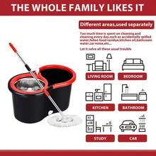 Spin Mop And Bucket With Wringer Set, 360 Spinning Mop Bucket System With 3 Microfiber Mop Heads, Mop And Bucket With Wringer Set Home2025