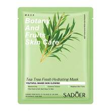 10pcs Sheet Mask Set – Orange, Cherry, Kiwi, Coffee, Cucumber, Tea Tree, Hyaluronic Acid | Moisturizing & Soothing - Multicolor - View 13