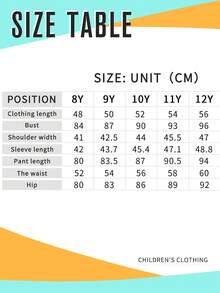 Tween Boy Cartoon Print Warm Hoodie And Sweatpants Set