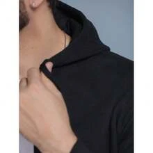 Moletom Masculino Com Capuz Com Ziper Dia dos Pais - Preto - Visão 2