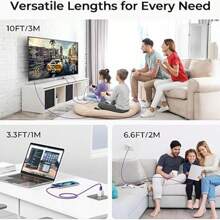 1pc USB Type-C Fast Charging Data Cable 3.3ft/6.6ft/10ft, Nylon Braided USB A To USB C Charger Cable, USB-C Car Charger Cord Compatible With Samsung Galaxy S25 S24 S23 S22 S21 S20 Cell Phone Fast Charge Cable