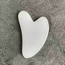 Heart-Shaped Massage Tool-Pastel Pink Face And Body Scrapping Plate, Light Beige Care, Muscle Firming, Hair Removal-Durable And Easy To Clean Surface-Salon Or Home Spa Use-Beauty Equipment, Soothing Body Massager, Easy Cleaning Material, Sanitary Scraper, Self-Care Instrument - 白色 - 查看 10
