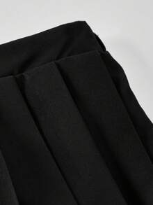 Sweet And Elegant Girl Round Neck Bow Knit Long Sleeved Cardigan+Pleated Skirt Christmas Two Pieces Set, Fashionable And Casual, Perfect Choice For Daily Wear In Spring, Autumn And Winter