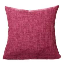 Ins Style Solid Color Pillow Case Set, Natural Linen Cotton, Machine Washable, No Dye, Suitable For Homestay/Cafe/Home Decor