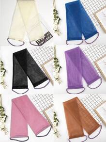 African Mesh Exfoliating Back Long Net Bath Scrub Towel Set,Double-Sided For Gentle,Rough Exfoliation, Effective Body Scrub, Back Scrubber For Shower Use,Premium Mesh Material, Convenient Strap Towel Design, Loofah Towel, Body Sponge For Smooth Skin,Great For Daily Use(Blue, Purple)