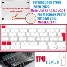 SDYIGOE TPU Material Keyboard Cover, High Transparency, Ultra Thin, Suitable For Macbook Pro And Air Full Series M4 M3 M2 M1 Chip 12 13 14 15 16 Inch Apple Laptop Keyboard Protector, Comes With 15mm Thick Hard Card Board Packaging, Provides Great Protection