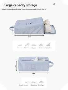 Bộ 1 túi đựng giày màu hồng, xám, xanh dương, trắng, túi đựng giày thể thao, du lịch, túi đựng giày chống ẩm, chống ố vàng cho ký túc xá sinh viên, túi đựng giày du lịch có dây rút, túi đựng giày chống bụi, đồ dùng cần thiết cho cả nam và nữ, đồ dùng cần thiết cho du lịch trên tàu biển, đồ dùng cần thiết cho kỳ nghỉ. - Nhiều màu - Xem 6