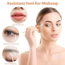 1000 pièces Cotons-tiges à pointe de précision, applicateurs de cotons-tiges pour nettoyer le vernis à ongles, corriger les erreurs de maquillage, les sourcils, les tatouages, la beauté