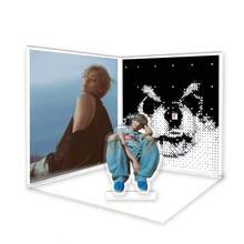 KEYCEO 55 miếng dán ảnh hỗ trợ, áp phích Kim Taehyung, album Kim Taehyung, album mới của Gidle Girl Love Japan Electronic Special MINI7, thẻ ảnh ba chiều hai mặt LOMO Card, album mini bộ sưu tập Hallyu 55 miếng - Xem 6