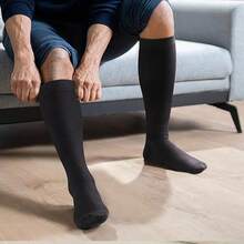 (6 Pairs) Knee-High Compression Socks  For  Women And Men For Outdoor Sports, Nursing Work, Running, Travel, Rugby, Soccer, Basketball, And Other Travel Sports High-Compression Sockings. - Multicolor - View 8