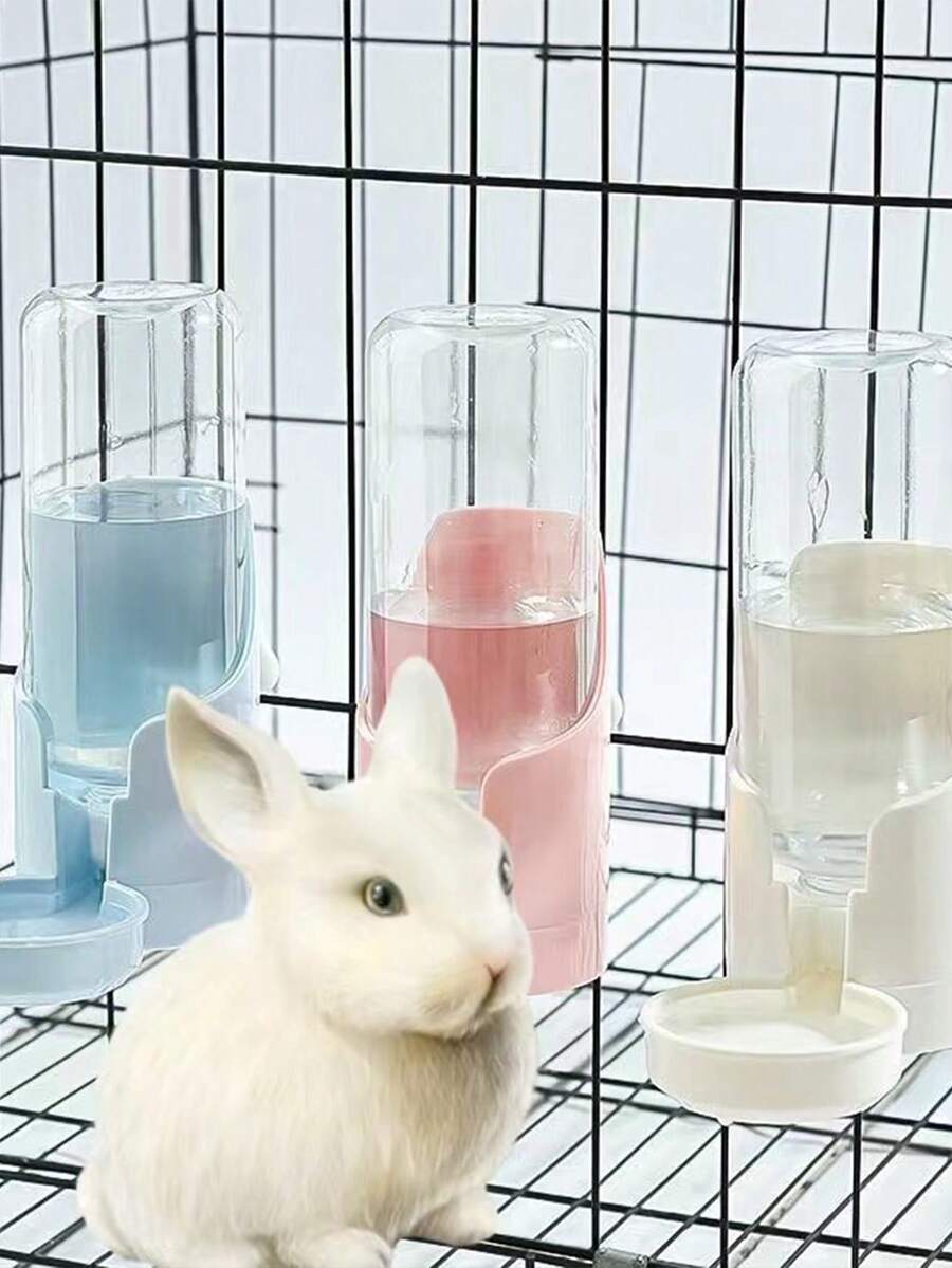 宠物悬挂式饮水器,猫用自动喂食和饮水器,兔子悬挂式笼子水瓶,适用于便捷的宠物饲养自动饮水器,宠物的最佳生日礼物,宠物用品,宠物饮水器 - 彩色 - 查看 1