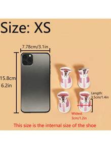 1set Pink Cute Breathable Pet Shoes With Zipper, Suitable For Small Dogs - Pink - View 16