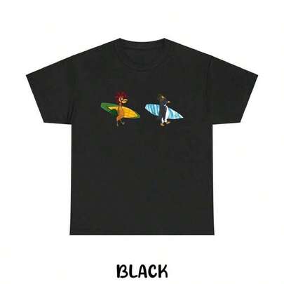 Cody Maverick & Chicken Joe Surfs Up Unisex T-Shirt Funny Shirt  Shirtgraphic Tees Men Shirts Streetwear White Shirt Black Shirt