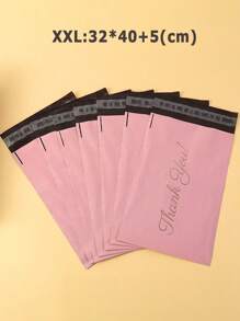 10/20/50/100个精美粉色‘谢谢’礼品袋 自粘防水密封设计 快递袋 全新料加厚打孔袋 粉色包装袋 自粘袋 防水袋快递袋 加厚物流快递包装袋 邮寄袋 适用于派对礼品包装 - 彩色 - 查看 22