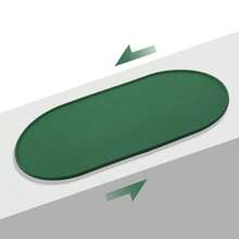 硅胶宠物碗垫 - 防滑、防水、凸起边缘防止溢出、易于清洁的狗和猫喂食垫 - 彩色 - 查看 5