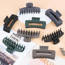 8 Pack Big Hair Claw Clips For Women Large Claw Clip For Thin Thick Curly Hair 90's Strong Hold 4.33 Inch Nonslip Matte Jumbo Hair Clips (8 Pcs)