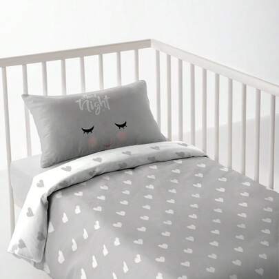 Naturals COOL KIDS - Housse de Couette Bébé Imprimée Réversible - ✅ Livraison 2 à 5 jours ✅ - 100% Coton - Ultra Douce - 8 Modèles Disponibles - 100*120/115*145 cm - Fabriqué en Espagne