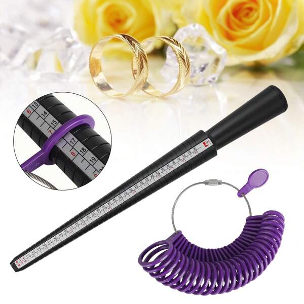 Complete Ring Measurement Kit, 27pcs Mandrel & Sizing Tools With Circle Guides, Professional Jewelry Making Set For Precise Ring Crafting & Resizing, Ideal For Jewelers & Repair Specialists
