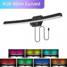 RGB Screen Light, Touch Dimmable Computer Lamp Strip, LED Screen Hanging Lamp, Gaming/Office Eye-Care Monitor Light With USB, Magnetic Attachment, RGB Backlight For Desktop Computer/Laptop/Display/Desk/Computer Desk/Live Streaming/ESports Gaming - Monitor Screen Light - View 20