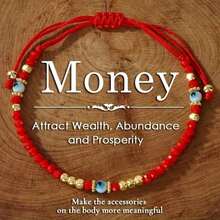 1 Piece Devil's Eye Artificial Crystal Beads Bracelet, Hand Woven, Adjustable Size, Exorcism, Friendship And Good Luck Jewelry, Ideal Gift For Friends And Family