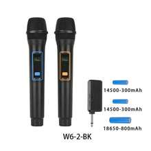 可充电无线手持麦克风，电池续航时间长达8小时，适用于直播/卡拉OK/会议等场合，即插即用