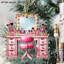 1pc 2D Acrylic Christmas Snowman Family Themed Decoration Holiday Pendant, Suitable For Christmas, And Birthdays In 2025, Perfect For Car Rearview Mirrors And Christmas Trees. Acrylic Pendant, Suitable For Christmas Tree Decoration, Backpacks, Keychain Decoration, And Christmas Tree Decoration Home Decor Christmas Decorations Room Decor