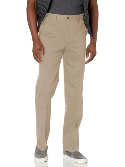 Men's Ultimate Performance Stretch Chino Pants With Expandable Waist, Wrinkle Resistant (Available In Big & Tall)