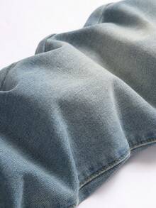 Retro Straight Leg Jeans For Teen Boys, European And American Style - Light Wash - View 4