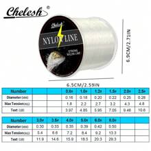 Chelesh 1093yds, 546yds Nylon Monofilament Line, High Strength, Abrasion Resistant, Transparent, Gray, Burgundy 3 Colors Available, 6LB-38LB Strength Options, Smooth Fishing Line, Handmade DIY Beading Thread