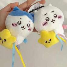 3Pcs-Chi-Ka-Wa Plush Doll Pendant Star Hugging Series Hachiware USAGI Cute Cartoon Keychain Hanging Keychain Plush Doll Accessories - 3 chiếc - Xem 4