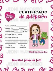 RANA RENNE CON CERTIFICADO DE ADOPCION, ADORABLE, SUAVE, ABRAZABLE, BORDADO LARA CAMPOS, CON CERTIFICADO DE ADOPCION, TAMAÑO APROXIMADO 33 CM., IDEAL PARA REGALAR O COLECCIONAR. - Verde - Ver 2