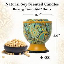 4-Piece Set, Tall Cup Fragrance Candle Decompression Gift Set, 100% Soybean, Durable, Suitable For Home Perfume, Holiday Decorations, Halloween Christmas Gifts, Wedding Decorations