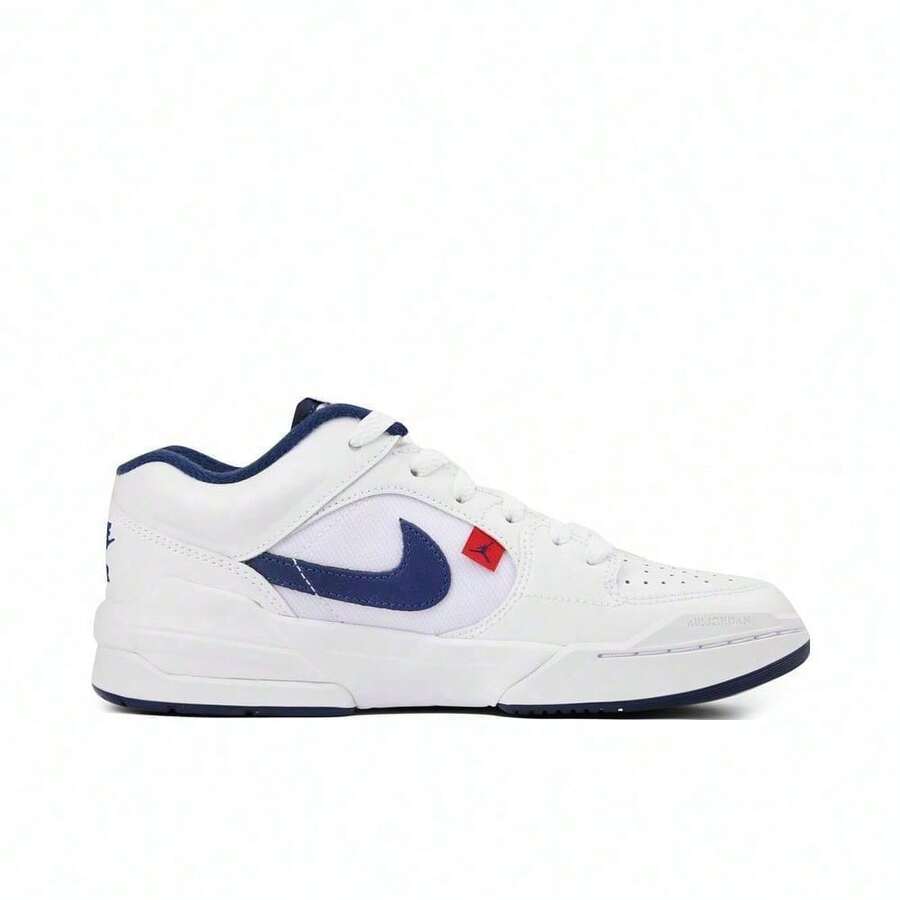 Nike Jordan Stadium 90 Women Sneakers Cusal Campus Shoes Casual Soft Sole Lace-Up Low-Top Leather Sporty Comfortable Anti-Skid Outdoor Sneakers HJ4406-100