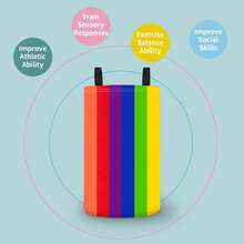 2pcs/4pcs Set Colorful Canvas Hop Bags, Washable Indoor Outdoor Sports Props