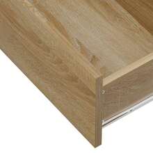 BALCONERA Wooden Chest Of Drawers For The Bedroom (100 X 30 X 70 Cm) – 6 Drawers With Runners | Modern Bedroom Storage Furniture, Also Usable As A Bedside Table - Light Rustic Oak - 查看 9