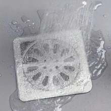 12 Stück/Set Einweg-Abflussabdeckungen, Küchenspüle Verstopfungsstopper Filter, Badezimmer Haarstopper Abfluss Aufkleber, Anti-Insekten Abflussabdeckungen