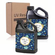 500g/1000g Resina UV de Alta Qualidade - 500g/1000g Resina UV Cristal Transparente, Adequada para Fabricação de Joias, Artesanato DIY - Cura Rápida, Alto Brilho e Livre de Bolhas, Perfeita para Moldagem, Revestimento e Projetos Artísticos - Multicolorido - Visão 16