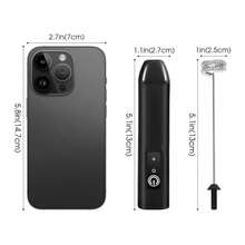 500mAh 三速电动奶泡器、牛奶蒸汽机、奶泡器、咖啡搅拌器、厨房配件 - 彩色 - 查看 7