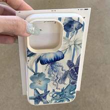 1 Ốp lưng điện thoại TPU họa tiết rùa biển xanh, sứa, nơ sọc tương thích với điện thoại Applnmi - trắng - Xem 4