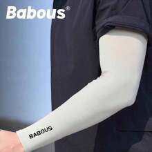 Babous 压缩袖套 - 弹性护臂，带缓冲支撑，防滑握把，适合高尔夫、骑行、跑步 - 吸湿排汗健身护臂（可机洗） - 男士和女士运动袖套、运动服、