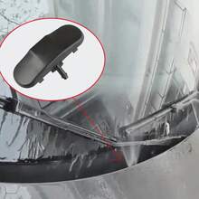 2pcs Car Windshield Washer Nozzle - Brass Plated Spray Head With Durable Plastic Body, Adjustable Fan-Shaped Windshield Wiper Spray Nozzle, Fit For Passat, Audi A4, Golf 6, SEAT Arona, SEAT Tarraco, SEAT Alhambra, SEAT Ateca