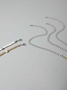 3pcs/Set Bohemian Beach Beaded Pearl Metal Disc Pendant Waist Chain Jewelry Set, Suitable For Beach Vacation, Tourism, And Important Occasions As An Excellent Gift (Number Of Beads Varies, Bead Size May Slightly Differ Batch By Batch) - Multicolor - View 12