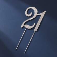 1 件合金水钻蛋糕装饰插牌，“Cheers To 15”生日蛋糕装饰，15 岁生日派对蛋糕中心摆件，情人节配件 - 彩色 - 查看 17