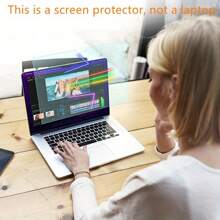 1 片 16 英寸笔记本电脑屏幕保护膜 - 防蓝光和防眩光滤镜，适用于 HP//华硕/微星/雷蛇灵刃 16 英寸（屏幕比例 16:10）笔记本电脑