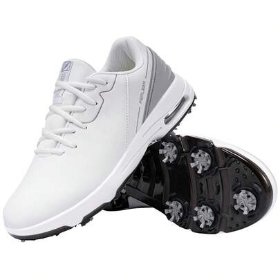 (US Local Shipment) Men's Golf Shoes Spiked Brand High-Quality Outdoor Sports Shoes Men's Golf Shoes Comfortable And Anti-Slip Men's Competitive Sports Shoes