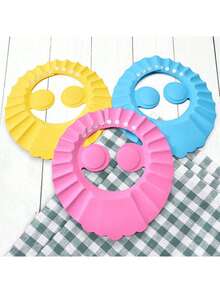 1个儿童沐浴洗发帽，婴儿耳发帽，保护婴儿眼睛，防水洗发帽 - 彩色 - 查看 10