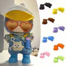 3pcs Doll Accessories Set: Shoes + Glasses + Headphones, Multiple Colors Available, Compatible With LABUBU – Perfect Gift For Christmas, Halloween & Birthdays (Doll Not Included)