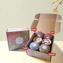 4-Piece Set, Tall Cup Fragrance Candle Decompression Gift Set, 100% Soybean, Durable, Suitable For Home Perfume, Holiday Decorations, Halloween Christmas Gifts, Wedding Decorations