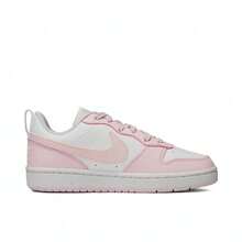Nike 2025 儿童运动鞋 COURT BOROUGH LOW RECRAFT BG 儿童休闲运动鞋 Campus 粉色 DV5456-105 - 白色 - 查看 2